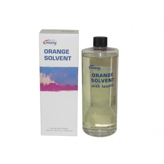 ORANGE SOLVENT WITH LANOLIN, 8 OZ.