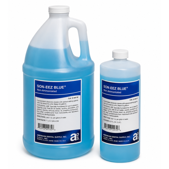 SON EEZ BLUE ULTRASONIC CLEANER CONCENTRATE, 32 OZ. (QUART)