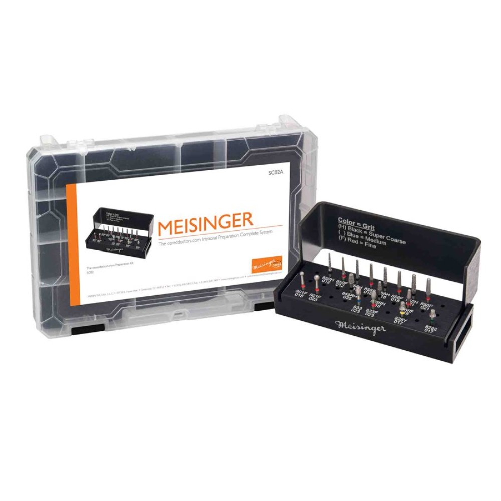 Dental Burrs SC02A CAD / CAM Intraoral Preparation Complete