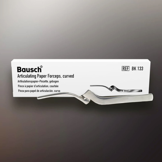 Paper forceps curved stainless steel sterilizable