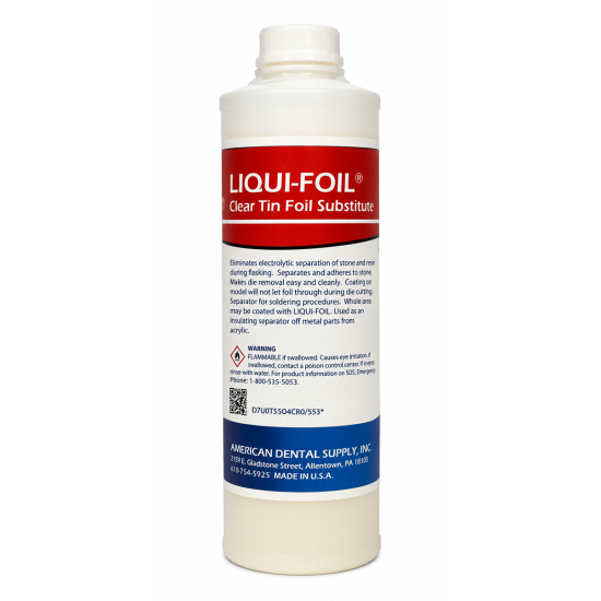 LIQUI - FOIL SEPARATOR FOR ACRYLIC/STONE, CLEAR, 8 OZ.