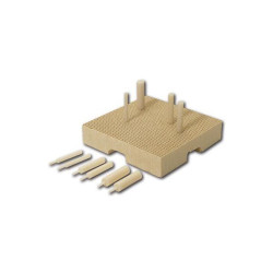 PEGS FOR MESH SAGGER TRAY, 3 MM CERAMIC, PKG OF 4