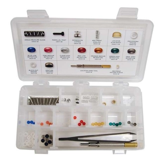 LOCATOR REMOVABLE Processing Component Storage Organizer and Starter Kit