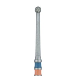 Zirconia Diamond Bur, Long Neck Round, 1.4mm Medium FG