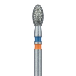 Zirconia Diamond Bur, Egg Shape, 2.3mm Medium FG