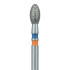 Zirconia Diamond Bur, Egg Shape, 2.3mm Medium FG
