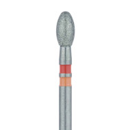 Zirconia Diamond Bur, Egg Shape, 2.3mm Fine FG