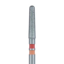Zirconia Diamond Bur, Tapered Round End Cylinder, 1.8mm Fine FG