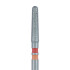 Zirconia Diamond Bur, Tapered Round End Cylinder, 1.8mm Fine FG