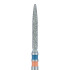 Zirconia Diamond Bur, Long Flame Shape, 1.2mm Medium FG