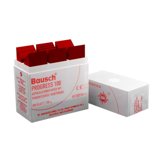 Articulating Paper in dispenser box 300 strips red 100 µ