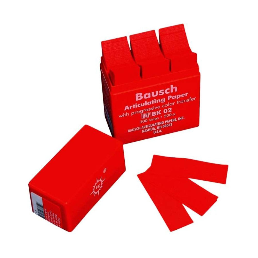 BK 02 Bausch Red Pre Cut Strips