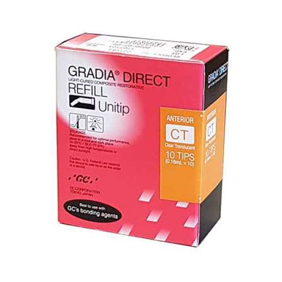 GRADIA DIRECT Light-Cured Composite Restorative - Unitip CT (10/pkg)