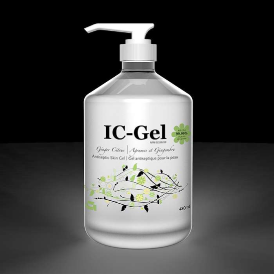 IC-Gel Pack of 1Hand Sanitizer Skin Gel 480ML (DD4)