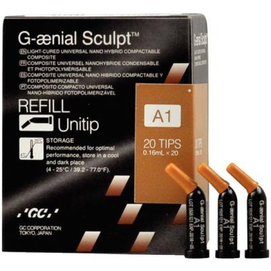 G-aenial Sculpt Universal Composite, 0.16 ml Unitip Refill - GC America, Inc.