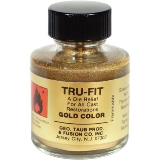 Tru-Fit Die Spacer – Individual Color Gold, 1 oz Bottle