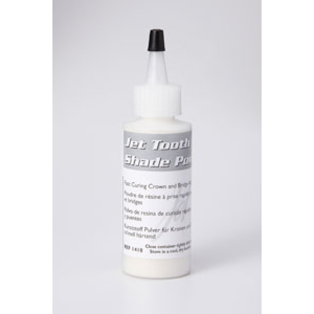 Jet Tooth Shade Acrylic Powder OM1 2oz/Bt