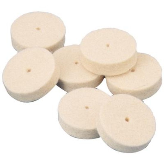 Miniature Square Edge Felt Wheels