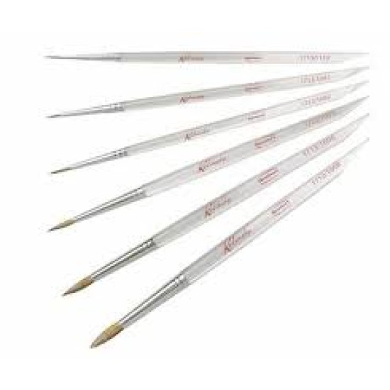 Kolinsky Brushes #0/1 2/Pk