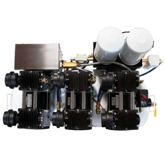 Powerful 6.0 Hp Ultra Quiet, Ultra Dry & Oil-Free Air Compressor with 98% Air Drying System