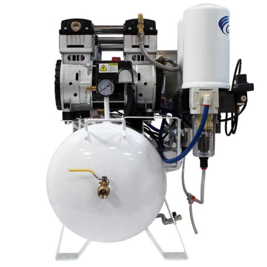 Powerful 6.0 Hp Ultra Quiet, Ultra Dry & Oil-Free Air Compressor with 98% Air Drying System