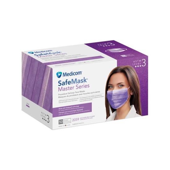 SafeMask Master Ser Bellflower Level 3 50/B Medicom - Made in USA