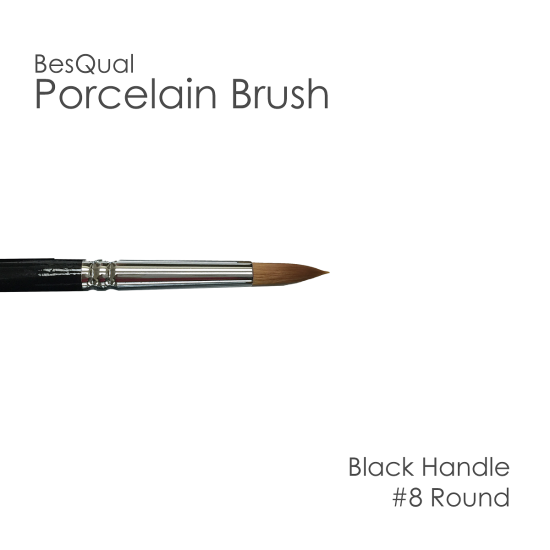 BesQual Porcelain Brush #8 Round