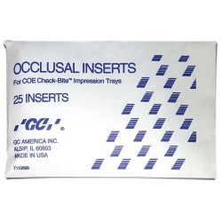 Occlusal Inserts pk/25