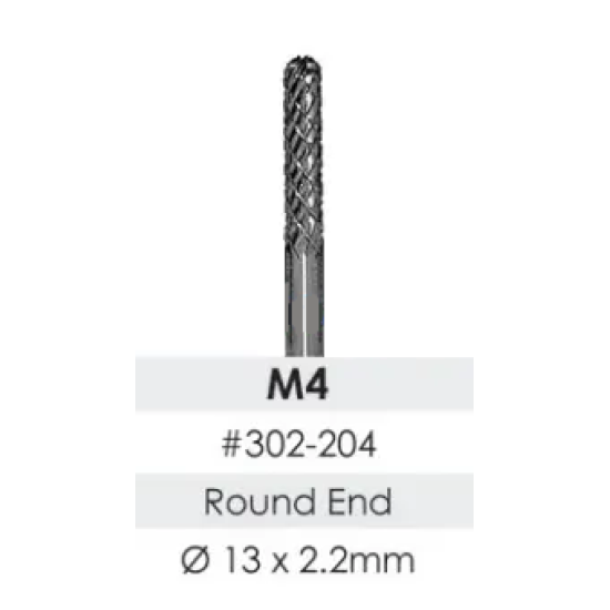 Lab Carbide Bur #M4 - HP Shank