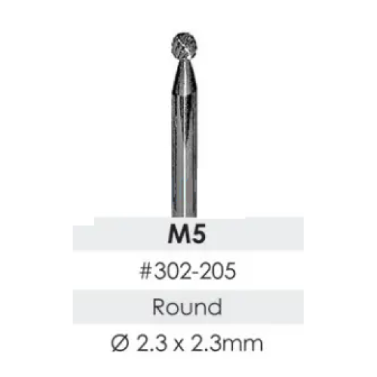 Lab Carbide Bur #M5 - HP Shank