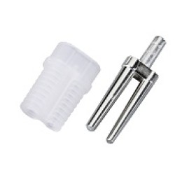 Bi-V-Pins W/Sleeve Plastic