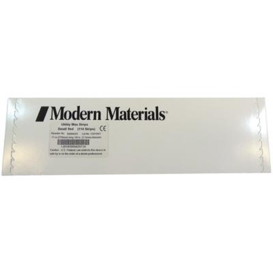 Modern Materials® Utility Wax Strips â€“ Small Red