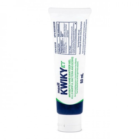 KWIKY ET Antiseptic Hand Sanitizer Gel - 50 mL Tube (FF2)