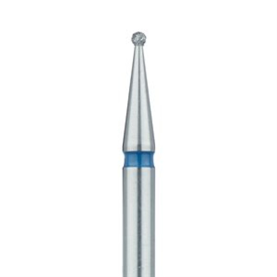 thumbnail image 2 of Crosstech High Speed Diamond Dental Bur – Round 801-014 Medium A2L (5-Pack) 2 of 5