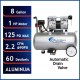 Ultra Quiet, Oil-Free, Lightweight Aluminum Air Compressor