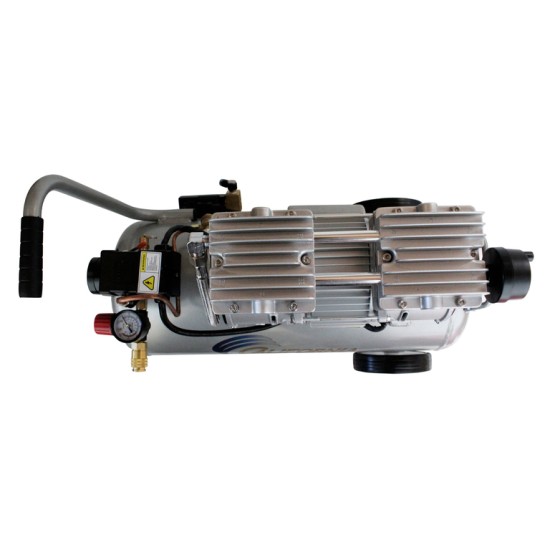 Ultra Quiet, Oil-Free, Lightweight Aluminum Air Compressor with Automatic Drain Valve