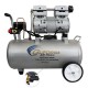 Ultra Quiet, Oil-Free, Lightweight Aluminum Air Compressor with Automatic Drain Valve