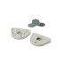 Quickmount Plates White w/Disks