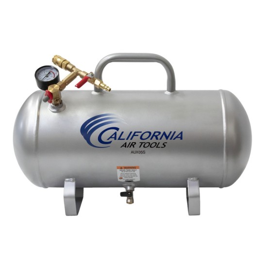 AUX05S 5.0 Gallon Steel Portable Auxiliary Air Tank