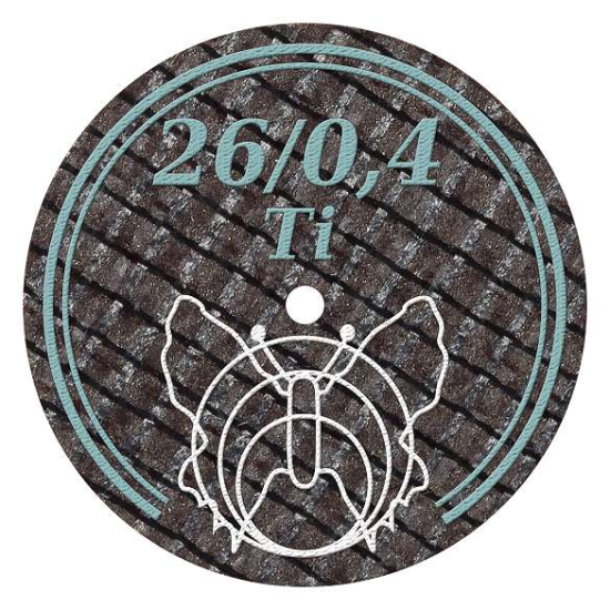 WHITE Butterfly Disc 22 x 0.4 Pk/10