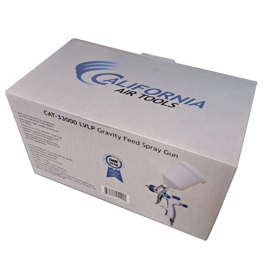 CAT-33000 LVLP Spray Gun with Gravity Feed Cup