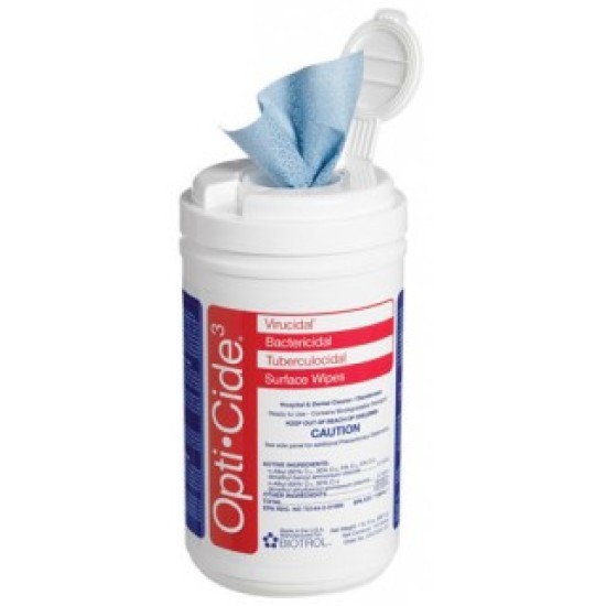 Opti-Cide 3 Surface Wipes 7"x10" (FF1)