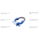 SureTact™ G3 Sectional Matrix Ring Refill, Blue, Universal, (2)